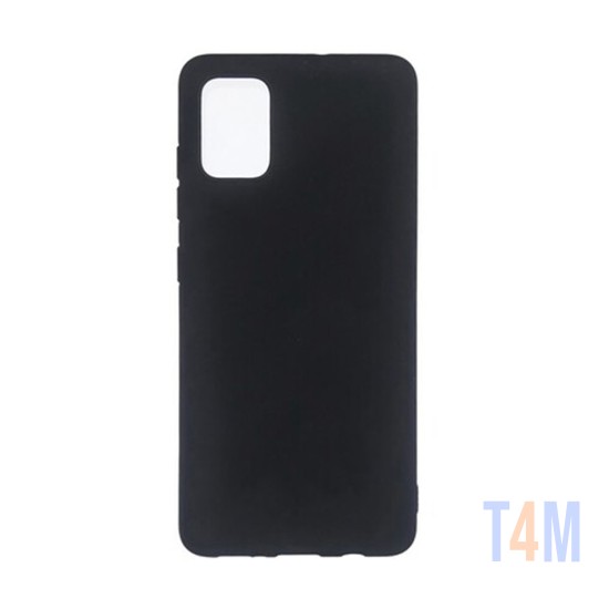 Funda de Silicona para Samsung Galaxy A91 Negro